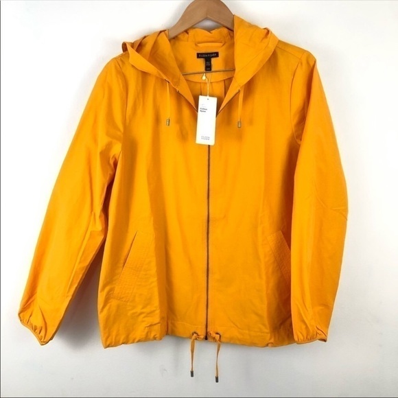 Eileen Fisher Yellow Jacket Organic Windbreaker M - Picture 2 of 8